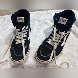 black high top vans